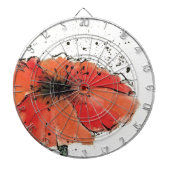 Blume in der vollen Blüte Dartscheibe (vorne)