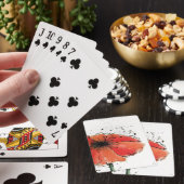 Blume in der vollen Blüte Spielkarten (In Situ)