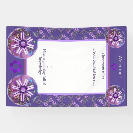 Blume in der Wüste Banner (Horizontal)