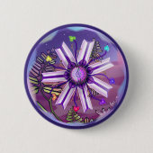 Blume in der Wüste Button (Vorderseite)