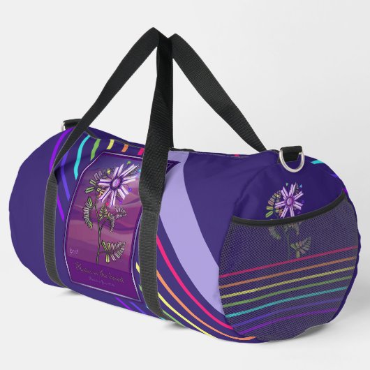 Blume in der Wüste Duffle Bag (Rechte Ecke)
