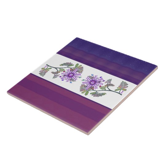 Blume in der Wüste Fliese (Seite)