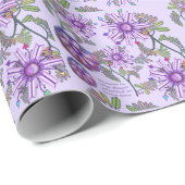 Blume in der Wüste Geschenkpapier (Rolleneckpunkt)