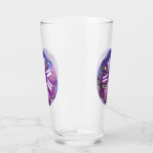 Blume in der Wüste Glas (Links)