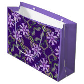 Blume in der Wüste Großbeutel Große Geschenktüte (Vorderseite Schrägansicht)