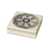 Blume in der Wüste Gummistempel (Stempel)