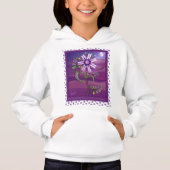 Blume in der Wüste Hoodie (Vorderseite)