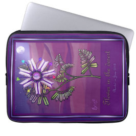 Blume in der Wüste Laptopschutzhülle