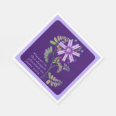 Blume in der Wüste Napkins Serviette (Ecke)