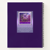 Blume in der Wüste Notizblock (Rückseite)