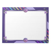 Blume in der Wüste Notizblock (Vorderseite)