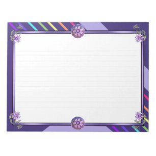 Blume in der Wüste Notizblock