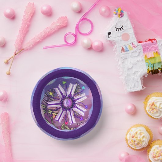 Blume in der Wüste Pappteller (Party)