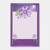 Blume in der Wüste Post-it Klebezettel (Vorderseite)