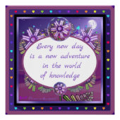 Blume in der Wüste Poster (Vorderseite)