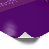 Blume in der Wüste Poster (Ecke)