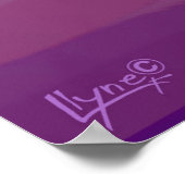 Blume in der Wüste Poster (Ecke)