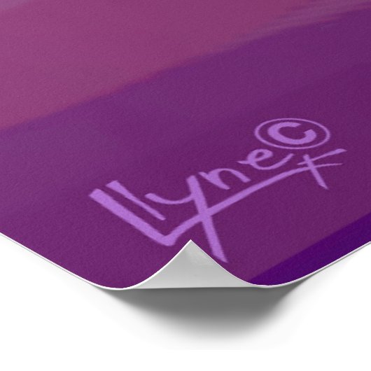 Blume in der Wüste Poster (Ecke)