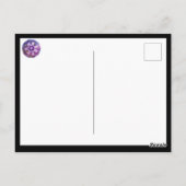 Blume in der Wüste Postkarte (Rückseite)