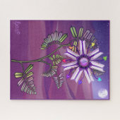 Blume in der Wüste Puzzle (Horizontal)