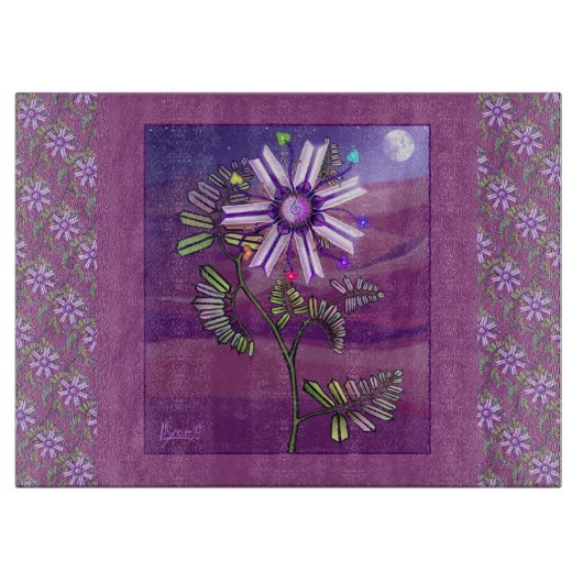 Blume in der Wüste Schneidebrett (Vorderseite)