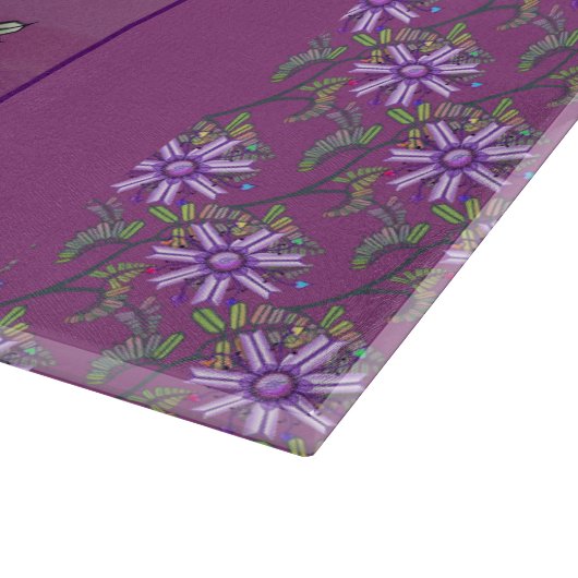 Blume in der Wüste Schneidebrett (Ecke)