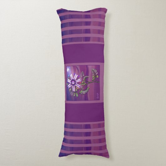 Blume in der Wüste Seitenschläferkissen (Vorderseite Vertikal)