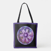 Blume in der Wüste Tasche (Rückseite)