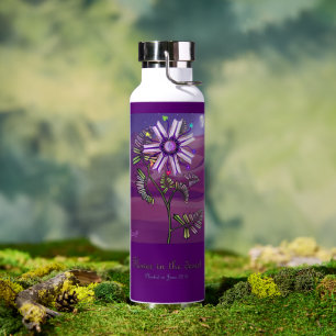 Blume in der Wüste Trinkflasche