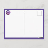 Blume in der Wüsten Postkarte (Rückseite)