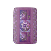 Blume in der Wüstenbadematte Badematte (Vorderseite Vertikal)