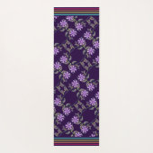 Blume in der Wüstenmette Yogamatte (Rückseite)