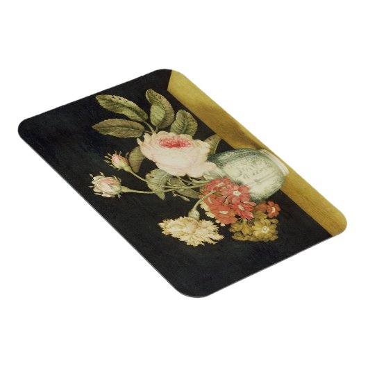 Blume in einem Delft Jar (Öl auf Tafel) Magnet (Rechte Seite)