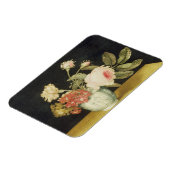 Blume in einem Delft Jar (Öl auf Tafel) Magnet (Linke Seite)