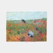 Blume in einem Feld auswählen, Mary Cassatt Fleecedecke (Vorderseite (Horizontal))