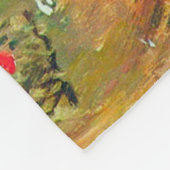 Blume in einem Feld auswählen, Mary Cassatt Fleecedecke (Ecke)