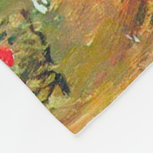Blume in einem Feld auswählen, Mary Cassatt Fleecedecke (Ecke)