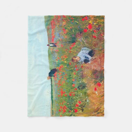 Blume in einem Feld auswählen, Mary Cassatt Fleecedecke (Vorderseite)