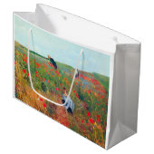Blume in einem Feld auswählen, Mary Cassatt Große Geschenktüte (Vorderseite Schrägansicht)