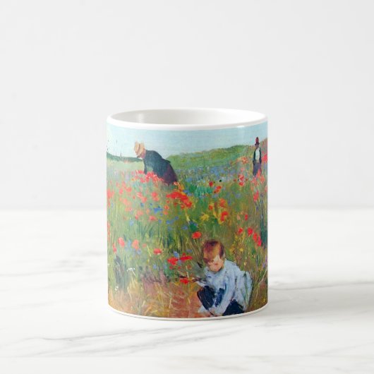 Blume in einem Feld auswählen, Mary Cassatt Kaffeetasse (Mittel)