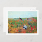 Blume in einem Feld auswählen, Mary Cassatt Postkarte (Vorne/Hinten)