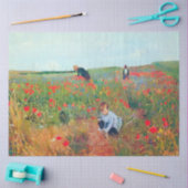 Blume in einem Feld auswählen, Mary Cassatt Seidenpapier (Basteln)