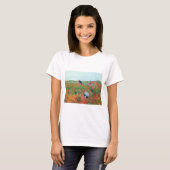 Blume in einem Feld auswählen, Mary Cassatt T-Shirt (Vorne ganz)