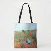 Blume in einem Feld auswählen, Mary Cassatt Tasche (Vorderseite)