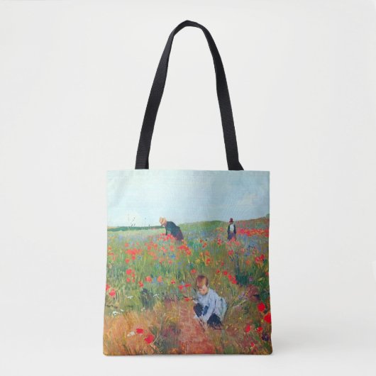 Blume in einem Feld auswählen, Mary Cassatt Tasche (Vorderseite)