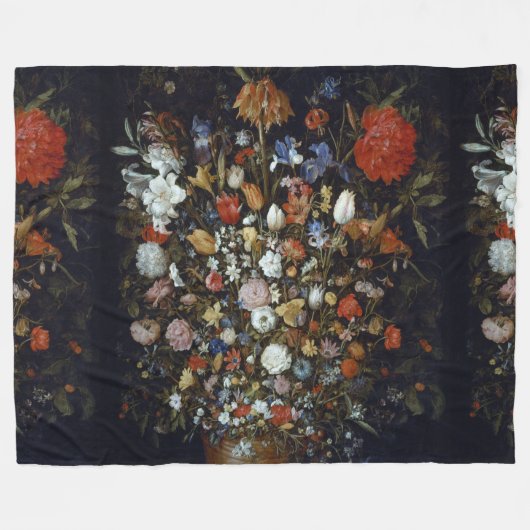 Blume in einem Holzschiff Jan Brueghel the Ältere Fleecedecke (Vorderseite (Horizontal))