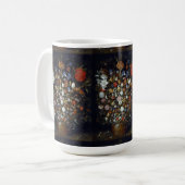 Blume in einem Holzschiff Jan Brueghel the Ältere Kaffeetasse (Vorderseite Links)