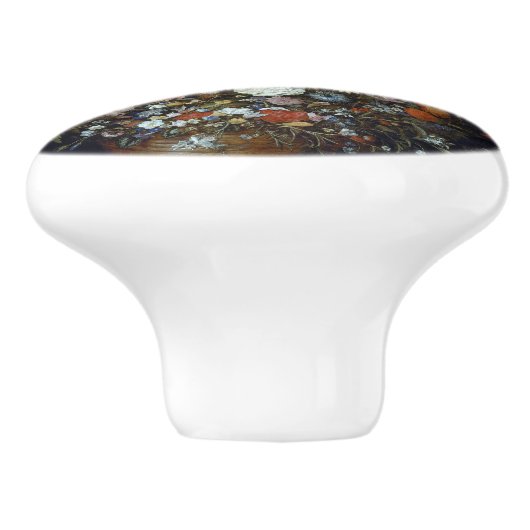 Blume in einem Holzschiff Jan Brueghel the Ältere Keramikknauf (Seitenansicht)