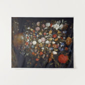 Blume in einem Holzschiff Jan Brueghel the Ältere Wandteppich (Vorderseite (Horizontal))