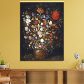 Blume in einem Holzschiff von Jan Brueghel, El Leinwanddruck (Insitu (Wohnzimmer))